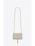 [SAINT LAURENT] kate small chain bag with tassel in grain de poudre leather 474366BOW0J9207