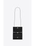 [SAINT LAURENT] kate small chain bag with tassel in grain de poudre embossed leather 474366BOW0N1000