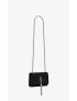 [SAINT LAURENT] kate small chain bag with tassel in grain de poudre embossed leather 474366BOW0N1000