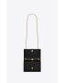 [SAINT LAURENT] kate small tassel in grain de poudre embossed leather 474366BOW0J1000