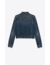 [SAINT LAURENT] classic jacket in deep vintage blue denim 695196YC8684255