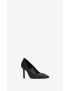 [SAINT LAURENT] anja pumps in smooth leather 489751AKP001000