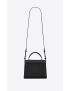 [SAINT LAURENT] cassandra mini top handle bag in grain de poudre embossed leather 623930BOW0W1000