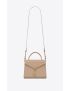 [SAINT LAURENT] cassandra mini top handle bag in grain de poudre embossed leather 623930BOW0W2721