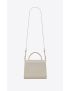 [SAINT LAURENT] cassandra mini top handle bag in grain de poudre embossed leather 623930BOW0W9207