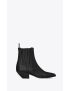 [SAINT LAURENT] west chelsea boots in smooth leather 549214CY5001000