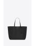 [SAINT LAURENT] bold east west shopping bag in grained leather 683655B680N1000