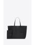 [SAINT LAURENT] bold east west shopping bag in grained leather 683655B680N1000