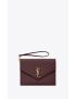 [SAINT LAURENT] cassandre matelasse flap pouch in quilted grain de poudre embossed leather 617662BOW016475