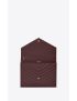 [SAINT LAURENT] cassandre matelasse flap pouch in quilted grain de poudre embossed leather 617662BOW016475