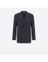 [DIOR] Double Breasted Jacket with Button Placket 113C282A5628_C589