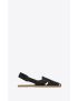 [SAINT LAURENT] sidi sandals in smooth leather 687318DWE001000