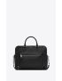 [SAINT LAURENT] sl 24h weekender bag in smooth leather and cotton 68751211C5E1000