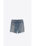 [SAINT LAURENT] california shorts in dirty winter blue denim 643542Y945Q4983