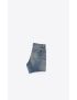 [SAINT LAURENT] california shorts in dirty winter blue denim 643542Y945Q4983