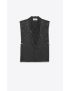 [SAINT LAURENT] sleeveless shirt in vintage paisley jacquard 681590Y2E791000