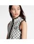 [LOUIS VUITTON] LV Match Damier Standing Collar Dress 1AA94S