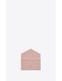 [SAINT LAURENT] cassandre matelasse fragments flap card case in grain de poudre embossed leather 612808BOW016920