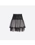 [DIOR] Frilled Miniskirt 241J57A8801_X9000