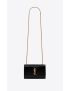 [SAINT LAURENT] kate small chain bag in lacquered patent leather 469390B870M1000
