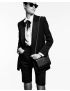 [SAINT LAURENT] kate small chain bag in lacquered patent leather 469390B870M1000