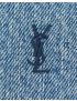 [SAINT LAURENT] cassandre shirt in trouville beach blue denim 753029Y07JA5018