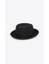 [SAINT LAURENT] trilby hat in wool felt 7563243YO661000