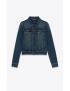 [SAINT LAURENT] classic jacket in deep vintage blue denim 572367YC8684255