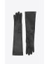 [SAINT LAURENT] long gloves in lambskin and silk 7609313YI861000