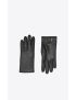 [SAINT LAURENT] cassandre short gloves in lambskin and cashmere 7603413YO681080