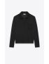 [SAINT LAURENT] cassandre polo shirt in wool 754968Y75YW1000