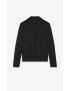 [SAINT LAURENT] cassandre polo shirt in wool 754968Y75YW1000