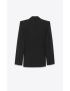 [SAINT LAURENT] tuxedo jacket in grain de poudre 751434Y7E631000