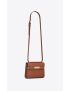 [SAINT LAURENT] manhattan mini crossbody bag in aged vegetable tanned leather 727766AACQ36362