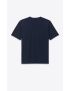 [SAINT LAURENT] cassandre t shirt in wool and silk jersey 765298Y36HA4010