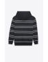 [SAINT LAURENT] striped hoodie 759979Y37IZ1095