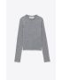 [SAINT LAURENT] sweater in cashmere, wool and silk 766929YAPK21500