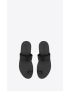 [SAINT LAURENT] nyx slides in smooth leather 756168DWE001000
