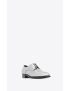 [SAINT LAURENT] adrien derbies in laminated metallic leather 754753AAAQB1346