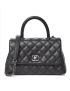 [CHANEL] Flap Bag with Top Handle Grained Calfskin A92991B0506194305