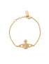 [HARVEY NICHOLS] Mini Bas Relief gold tone chain bracelet SC494173