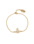 [HARVEY NICHOLS] Olympia embellished gold tone orb bracelet SC499971