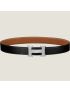 [HERMES] H belt buckle & Reversible leather strap 32 mm H064544CB86|H073967CAAA100