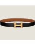 [HERMES] H belt buckle & Reversible leather strap 32 mm H064544CC06|H073967CAAA090