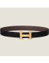 [HERMES] H belt buckle & Reversible leather strap 32 mm H064544CC06|H073967CAAB090