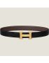 [HERMES] H belt buckle & Reversible leather strap 32 mm H064544CM2M|H073967CAAB090