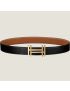 [HERMES] H au Carre belt buckle & Reversible leather strap 32 mm H066050CP2K|H073967CAAA090