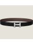 [HERMES] Agora belt buckle & Reversible leather strap 32 mm H081752CK05|H073967CAAB090