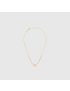 [CELINE] TRIOMPHE SUSPENDED NECKLACE IN BRASS WITH GOLD FINISH 460CE6BRA.35OR